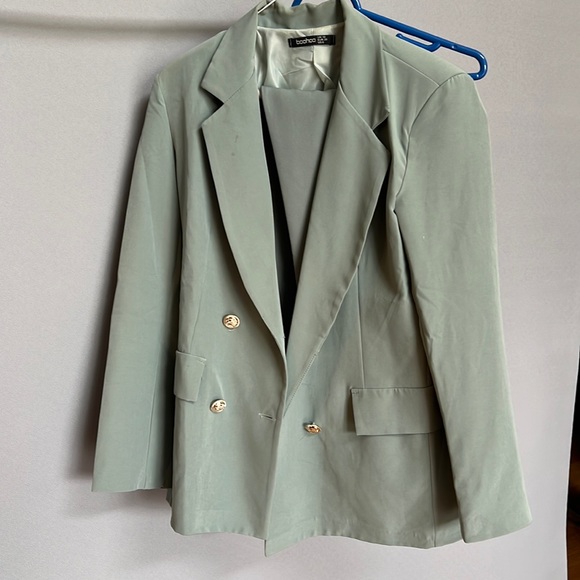 Sage Green Suit Set - Picture 2 of 3
